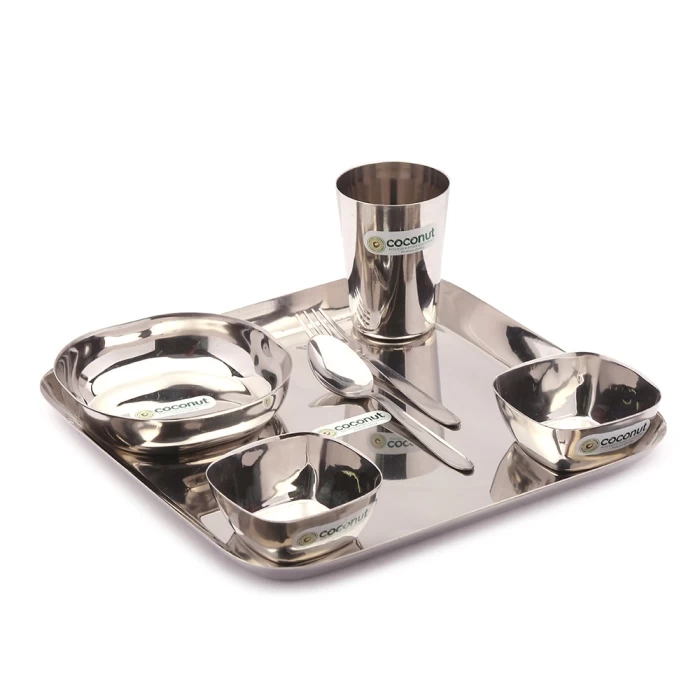 Square Lunch set with 7 pcs